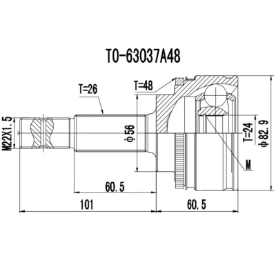 Afbeelding van Skf Homokineet rep.set VKJA 3955