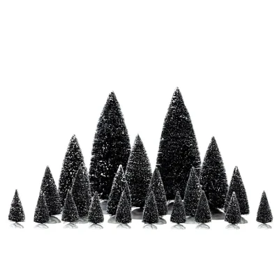 Afbeelding van Assorted pine trees, set of 21 LEMAX