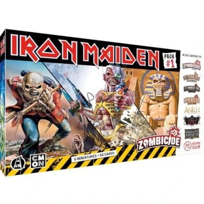 Image de Asmodee Cmon Zombicide : Iron Maiden Pack #1 Jeux de société Plateau Figurines coopératif à partir 14 Ans 1 6 Joueurs Version française