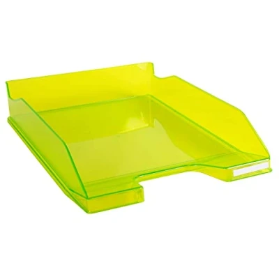 Afbeelding van Exacompta Classic Brievenbak, 34,60 x 25,50 6,50 cm, anijsgroen, transparant, glanzend