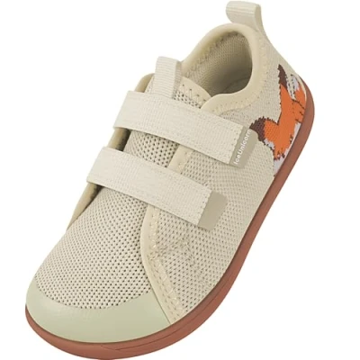 Afbeelding van IceUnicorn Barefoot Lichte ademende trailschoenen voor kinderen en meisjes, minimalistisch, Beige