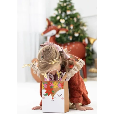 Afbeelding van Giftbag Rendier 20,5 x 30 10,5 cm