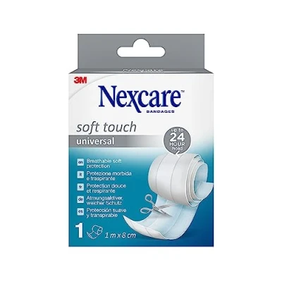 Afbeelding van Nexcare pleister Soft Pleister, ft 8 cm x 1 m, te verknippen