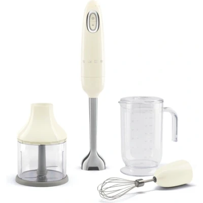 Afbeelding van Smeg Hbf03creu Handblender 700 W Turbo Functie 5 Snelheden Met Accessoires Crème