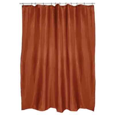 Afbeelding van MSV 12 Anti schimmel douchegordijn &quot;Terracotta rood&quot;, antibacterieel, wasbaar, waterdicht, inclusief douchegordijnringen, polyester, 180 x 200 cm