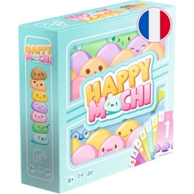 Afbeelding van Asmodee Happy Mochi schattig kaartspel om met het gezin te spelen handgeïllustreerd spel Kawaii design vanaf 8 jaar voor 2 tot 6 spelers, 20 minuten, Frans