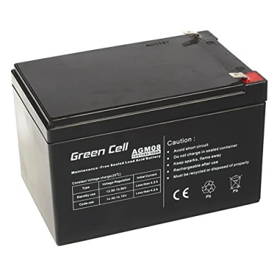 Afbeelding van Batterij voor Ononderbreekbaar Stroomvoorzieningssysteem SAI Green Cell AGM08 1400 mAh 12 V