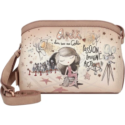 Afbeelding van Anekke Schoudertas Hollywood 3 Compartment Crossbody Bag Multicolor Veelkleurig