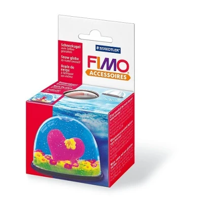 Afbeelding van Fimo sneeuwbol, 70 mm x 52 mm, ovaal