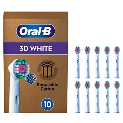 Afbeelding van Oral B Pro 3D White Opzetborstels 10 Stuks