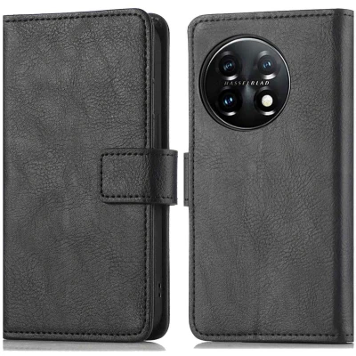 Afbeelding van iMoshion Hoesje Geschikt voor OnePlus 11 Met Pasjeshouder Mandala Bookcase Zwart
