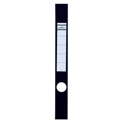 Afbeelding van Durable 809101 Labelhouder voor Ordofix map, 40 mm, zwart, 10 stuks