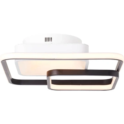 Afbeelding van Brilliant G99384/75 Cava LED plafondlamp vast ingebouwd 52 W Zwart, Wit