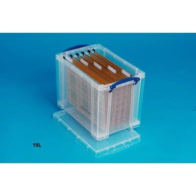 Image de Really Useful Box Boite de Rangement 19 Litres Transparent