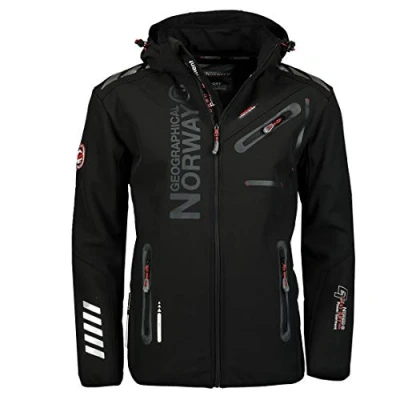 Afbeelding van Geographical Norway Rainmen Smu Softshell jas voor heren, Zwart