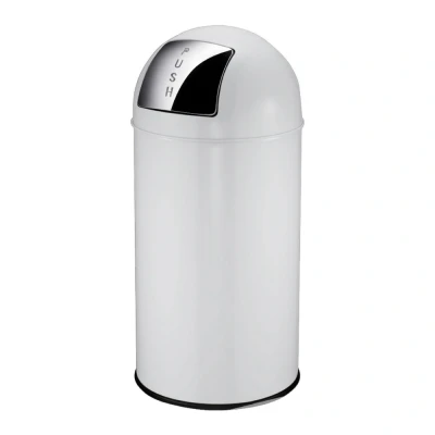 Afbeelding van Afvalbak 40ltr Eko Pushcan wit