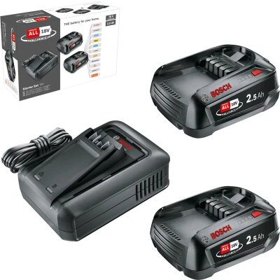 Afbeelding van Bosch Starter Set 18V 2 x 2.5Ah Accu en AL 44 Lader