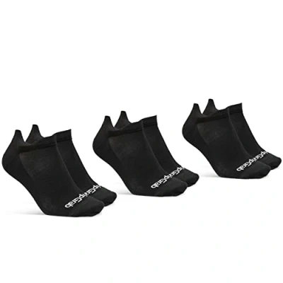 Afbeelding van GripGrab Classic No Show Zomer Fietssokken 3PACK Enkelsokken Coolmax Sport Sokken Zwart Unisex Maat XS (35 38)