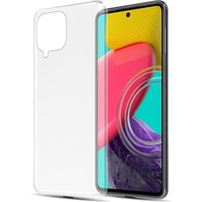 Afbeelding van Cadorabo Hoesje geschikt voor Samsung Galaxy M53 5G in VOLLEDIG TRANSPARANT Beschermhoes gemaakt van flexibel TPU Silicone Case Cover