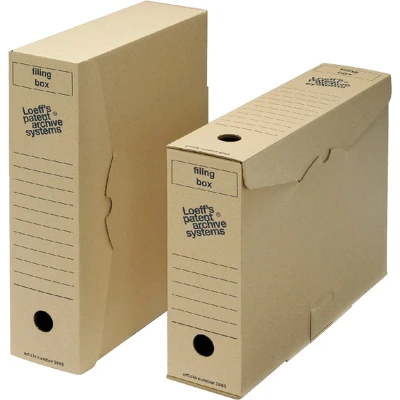 Afbeelding van Archiefdoos Loeff Filing Box 3003 folio 345x250x80mm karton