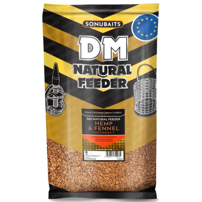 Afbeelding van Sonubaits DM (Dutch Master) Feeder Groundbait 1kg Hemp &amp; Fennel