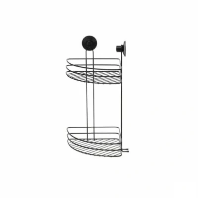 Afbeelding van Douche Steun Zwart Staal ABS 26 x 39 19 cm (6 Stuks)