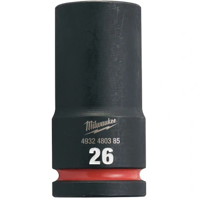 Afbeelding van MILWAUKEE 4932480385 SHOCKWAVE slagdop lang 3/4&quot; 26 mm