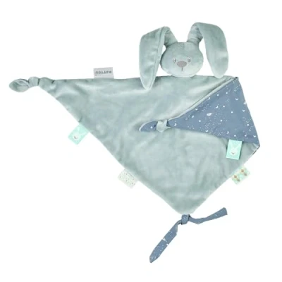 Afbeelding van Nattou LAPIDOU Maxi Knuffeldoekje Doudou Konijn 65 cm Kopergroen