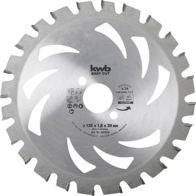 Afbeelding van kwb 587938 Hardmetaal cirkelzaagblad 215 x 30 1.4 mm Aantal tanden: 1 stuk(s)