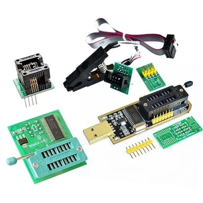 Afbeelding van USB programmeermodule CH341A SOIC8 Clip 1,8 V adapter
