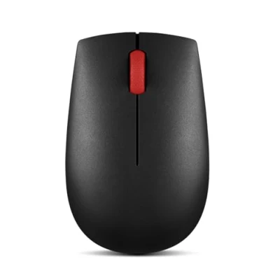 Image de Lenovo Essential Compact Souris droitiers et gauchers 3 boutons sans fil 2.4 GHz récepteur USB noir OEM
