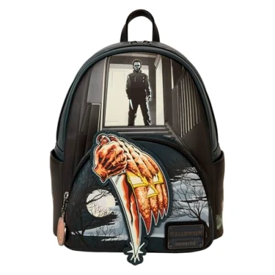 Afbeelding van Halloween Loungefly Michael Myers Cosplay (Glow in the Dark) Mini rugzak meerkleurig