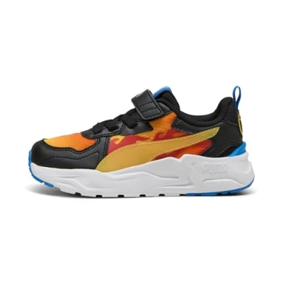 Afbeelding van PUMA x HOT WHEELSâ¢ Trinity Lite sneakers, Zwart/Rood, Maat 35