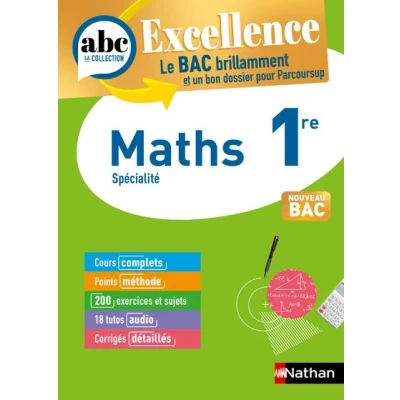 Image de ABC BAC Excellence Maths 1re
