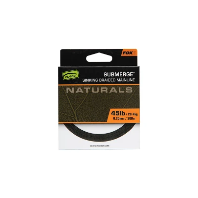 Afbeelding van Fox Edges Sub Naturals Braid Donkergroen 45lb (300m) Gevlochten lijn