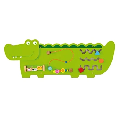 Afbeelding van Viga Toys Wandspeelbord Krokodil