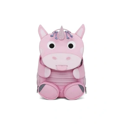 Afbeelding van Affenzahn GROẞER Freund HUND UND Einhorn Rugzak voor kinderen, Maat: One Size, Pink weiss