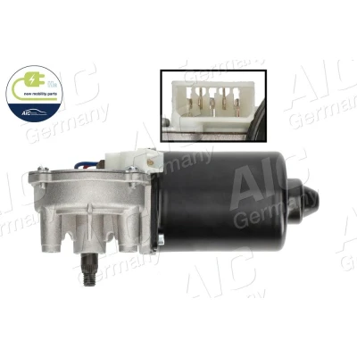 Afbeelding van AIC 50868 Ruitenwissermotor 12 voor voertuigen met stuur links VOLKSWAGEN: Golf 4, Transporter 3 Cabrio, SEAT: Leon I Hatchback
