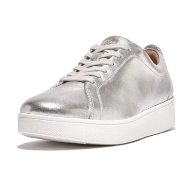Image de Fitflop Baskets Rally pour femme, Argenté., 36 EU