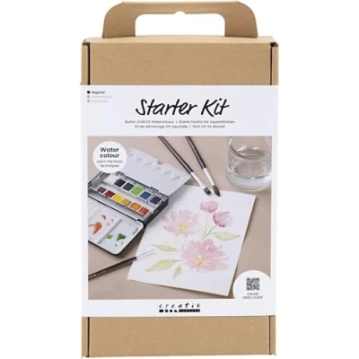 Afbeelding van Creativ Company CC Startersset Leren Aquarellen