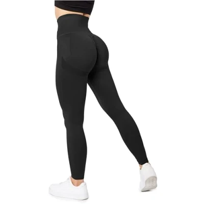 Afbeelding van Bellivalini BLV BLV50 183 LE Dames Leggings Sport Vrijetijdsbroek Lang Katoen Sporbroek Yogabroek Zwart XL