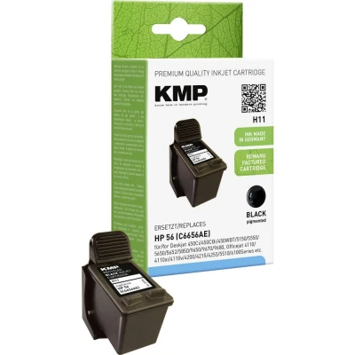 Afbeelding van KMP Inktcartridge vervangt HP 56, C6656AE Compatibel Zwart H11 0995,4561