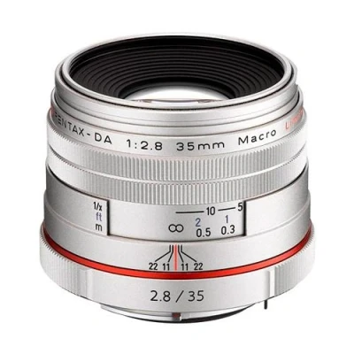 Image de Objectif reflex Pentax HD 35 mm f/2.8 Macro AL Limited argent