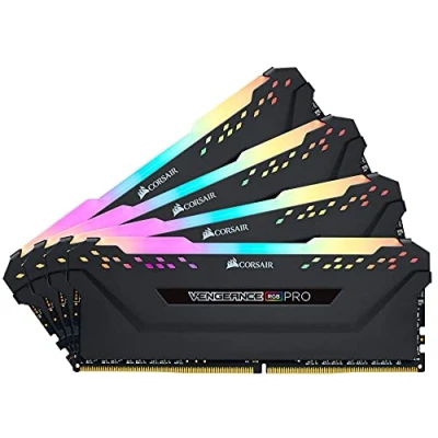 Afbeelding van Corsair CMW64GX4M4E3200C16 Werkgeheugen voor server DDR4 64 GB 4 x 16 3200 MHz 288 pins DIMM