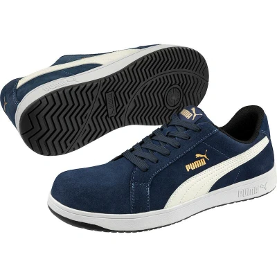 Afbeelding van Puma Iconic Suede Navy Laag S1PL 640020 Marine 42
