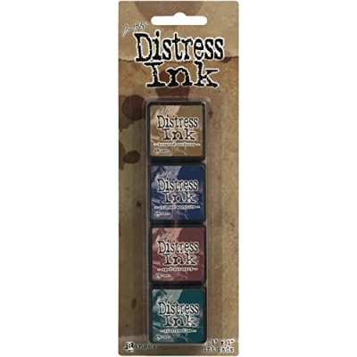 Afbeelding van Ranger Distress Mini Ink Kit 12 TDPK40422 Tim Holtz
