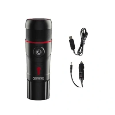 Afbeelding van HiBREW Draagbaar koffiezet apparaat 3 in 1 H4 basic 80W, st. voor auto op het reis.