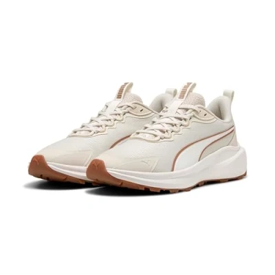 Image de PUMA Skyrocket Lite Trail Chaussures de course unisexes, Alpine Snow Gold, 38.5 EU