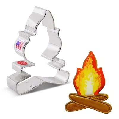 Afbeelding van Ann Clark Cookie Cutters uitsteekvorm Campire 10,16 cm