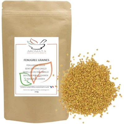 Afbeelding van Aromata Fenegriek hele zaden oorsprong India 200 g